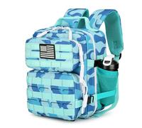 HongXingHai 9L Mini Tactical Backpack for Men and Women Tactical Backpack Small for Hiking Small Tactical Bag Fitness Pack, Blue Cp, 9L, Daypack Backpacks
