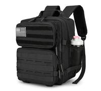 HongXingHai 9L Mini Tactical Backpack for Men and Women Tactical Backpack Small for Hiking Small Tactical Bag Fitness Pack, Black, 9L, Backpacking