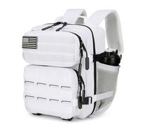 HongXingHai - 9L Tactical Assault Backpack for Gym, Hiking, Travel, Camping Backpack, White, Chica