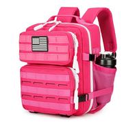 HongXingHai Tactical Backpack Daily Use Military Tactical Backpack for Men and Women 45L Backpack Fitness Backpack, Rose Red, S, Tactical Backpacks