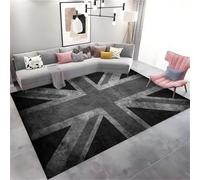 HONGXIU Union Jack Area Rug, 60x90cm Union Jack Rug, Large Washable Retro Rugs,for Living Room and Bedrooms Durable Flag Carpets for Home Decor Uniquely Designed Union Jack Carpet