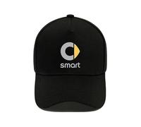 HONGYANFA Car Logo Baseball Cap for Smart #1 Smart 1 SUV 2023 2024+, Adjustable Cotton Cap for Men & Women Breathable Motorsport Hat,Black-B