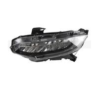 HONGYISM Car DRL For CIVIC 10th 2016 2017 2018 2019 2020 Front Bumper Head Light Lamp Auto Light Headlight Headlamp Cover Shell Halogen Upgrade LED Car Headlamp(Left LED light)