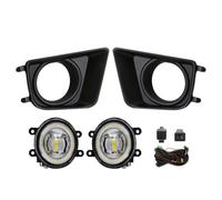 HONGYISM Front Foglight For Toyota For Tacoma 2012 2013 2014 2015 DRL Daytime Running Lights Angel Eyes Halogen Headlight Car Accessories 12V LED Fog Lights Fog Light(White Ring)