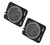 HONGYISM Headlamp For Jeep For Wrangler JK 2007-2017 LED | Front Turn Signal Light Led DRL Lamp Yellow Amber Fender Side(Fender Parking Light)