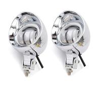 HONGYISM Waterproof Fog Headlights For VT VTX Shadow Motorcycle Headlight Spot Fog Light Auxiliary Lamp Turn Signal Bracket Holder(Only light 2 pcs)