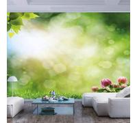 HongYouQi 3D Modern Mural Decorating Bedroom Green Plants Flower Landscape Study Living Room Office Background Mural-350cm×256cm