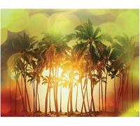 HongYouQi 3D Modern Mural Decorating Bedroom Green Plants Trees Landscape Creative Living Room Sofa Tv Wallpaper-200cm×140cm
