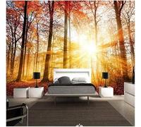 HongYouQi 3D Modern Mural Decorating Bedroom Plant Big Tree Woods Landscape Living Room Sofa Tv Wallpaper-150cm×105cm
