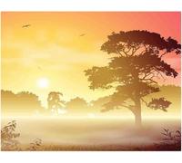 HongYouQi 3D Mural Home Wall Decoration Plant Trees Big Tree Landscape Study Living Room Office Background Mural-430cm×300cm