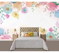 HongYouQi 3D Wallpaper Living Room Sofa Plants Flower Landscape Sofa Tv Wallpaper Art Background Wall-150cm×105cm
