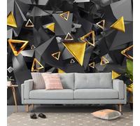HongYouQi Geometric Minimalist Landscape 3D Home Wallpaper Sofa Tv Bedroom Living Room Background-200Cm×140Cm
