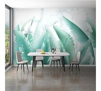 HongYouQi Green Leaves Plants 3D Home Wallpaper Sofa Tv Bedroom Living Room Background-300Cm×210Cm