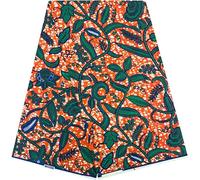 HongyuAmy African Fabric Ankara Print Kente 1 Yard African Wax (A15)