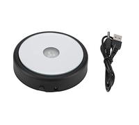 Hongzer LED Light Display Base, LED Light Display Stand, Lamp Stand USB Or Battery Operated Round Led Light Base With 6 Color Changing Lights Perfect For Crystal Glass Art Decor