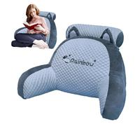 Honhoha Bed Reading Pillow, Reading Pillows for Bed Back Support, Backrest with Arms, Back Support Pillow, Ultra-Comfy Back Support, Ergonomic Pillow Reading, Gaming, Watching TV
