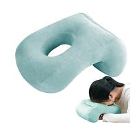 Honhoha Desk Pillow for Napping, Comfortable Soft Nap Sleeping piercing Pillow Cushion for Office, Soft Nap Donut Pillow, Velvet Slow Rebound Face Down Desk Pillow Neck Support Pillow