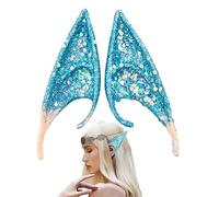 Honhoha Fairy Ears,Halloween Elven Vampire Fairy Ears - Latex Pointy Ears, Costume Ear Cuffs, Washable Dress up Costume,Masquerade Accessories