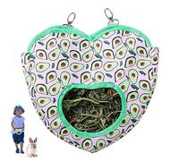 Honhoha Hay Bale Bag | Slow Feed Hay Bag Bunny Hay Feeders | Lightweight Foldable Bunny Hay Feeders, Hay Storage Bag With 2 Metal Buckles For, Hamsters, Guinea