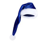 Honhoha Santa's Hat 29.5 Inch Long - Soft Velvet Santa Hat for Adults,Headwear Costume Accessories for Celebration New Year Carnival Stage Performance Festival Winter Holiday Masquerade