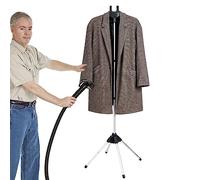 Honhoha Steamer Stand, Clothes Steamer Upright, Folding Telescopic Clothes Steamer Holder, hanger for steaming clothes with Ironing Gloves,Steam rack for clothes,Handheld garment steamer rack
