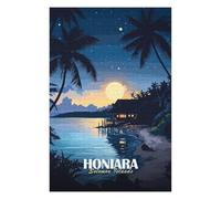 Honiara, Solomon Islands Tropical Night Jigsaw Puzzle, 1000 Piece