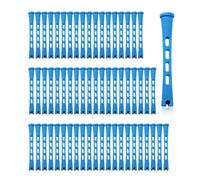 Honicemar 60 Pcs Perm Rollers Set for Long & Short Hair - 0.35 Inch Small Cold Wave Rods, DIY Curling Tools for Natural Hairstyles, Hair Curling Rods for Home or Salon Styling