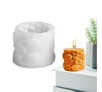 Honigkamm-Silikonform - Zylinder-Seifenformen, 3D-Kerzenform, schnell lösbare Kunstharzkunst, Tier-Fondant-Backform, DIY-Dekoration, Aromatherapie-Bastelzubehör