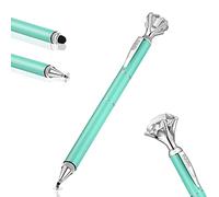 Honiha Stylus Pen, Big Diamond Multi-Tips Stylus Pens for Touch Screens Capacitive Stylus Universal Stylist Pen for for iPad iPhone and All Other Tablets & Cell Phones-Green