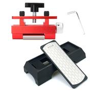 Honing guide edge sharpens stones and sharpens jigs. Stone blade sharpening holder wood chisel fixing bracket