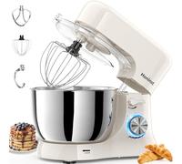 Honinst - Stand Mixer, 3 in 1 10 Speed Tilt Head 5.5 Quart Electric Mixer with Bowl, Dough Hook, Whisk and Whisk, Kitchen Mixer for Baking,