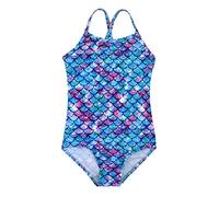 HONISEN Girls One Pieces Swimsuit Cute Swimwear Bathing Suits 2-12 Years - - 9-10 Years