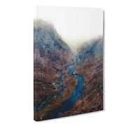 Honister Pass In Keswick Cumbria Canvas Print for Living Room Bedroom Home Office Décor, Wall Art Picture Ready to Hang, 30 x 20 Inch (76 x 50 cm)