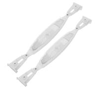 HONITANO 1 Pair Silver Bicycle Wheel Reflectors for Mountain Bikes, Extended Size Rear Spoke Reflectors with Night Riding Safety Warning, Cycling Accessories for Enhanced Visibility