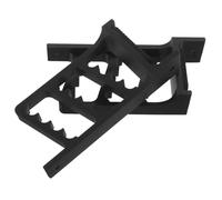 HONITANO 1 Pair Wall Mounted Arrow Holder Black - Heavy-duty Longbow and Recurve Equipment Holder with Screws, Ergonomic Brackets for Home Storage