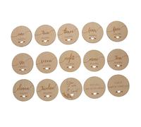 HONITANO 1 Set Growth Milestone Cards Monthly Announcement Cards for Photography Track Development Classic Design for Boys Keepsakes for Parents