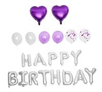 HONITANO 1 Set Happy Birthday Balloon Vibrant Party Decorations with Film Balloons Special Themed Decor for Women Birthday Celebrations