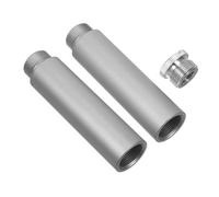 HONITANO 1 Set Microphone Stand Extension Rod Set Mic Desk Stand Extension Tube with Adapter for Easy Installation Compatible with Various Microphone Arms