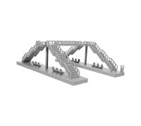 HONITANO 1 Set Miniature Footbridge Model Unfinished DIY Railway Scenery Decoration for Table Proportion for Miniature Scenes Home Decor for Friends Hobbyists