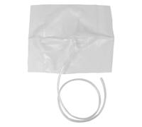 HONITANO 1 Set Roof Leak Diverter Tarp - Transparent Cuttable Drip Diverter with Drain Hose 19.7ft - Rainwater Collection Solution for Indoor Ceiling Leak Protection 23.6x19.7in