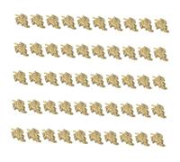 HONITANO 100pcs Nail Leaf Charms Metal Manicure Jewelry Decoration for DIY Nail Art Craft Accessories Uk