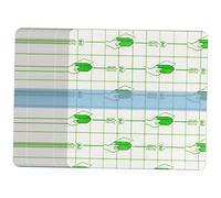 HONITANO 100Pcs Self Adhesive Makeup Hand Palettes PU Film Cosmetic Mixing Tray for Women and Professional Makeup Artist Supplies