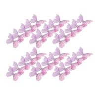 HONITANO 100pcs Tulle Butterfly Hair Clips Double Layer Rhinestone Mini Butterfly Hairpins for Women Ancient Costume Cosplay Christmas