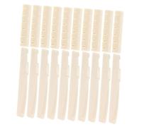 HONITANO 10pairs Pre-slotted Guitar Nut and Saddle for String Acoustic Guitar Bridge Saddle Replacement Includes Nut Accessories and Acoustic Replacement Parts