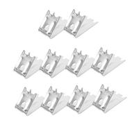 HONITANO 10pcs Adjustable Refrigerator Shelf Support Clips Fade-resistant Cabinet Brackets for Cooler and Freezer Organizing Commercial and Residential Use