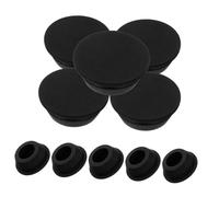 HONITANO 10pcs Air Conditioning Rubber Plug Hole Drain Plug for Air Conditioner Stopper Shaped Conditioners Drip Seal Black