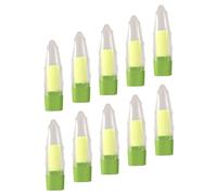 HONITANO 10pcs Aloe Shaped Empty Lipstick Bottles Compact DIY Lip Cream Tubes for Portable Lipstick Storage with Fine Workmanship and Reliable Quality
