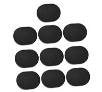 HONITANO 10pcs Bamboo Charcoal Makeup Puff Gentle Thick Facial Cleansing Sponges for Deep Pore Cleaning and Oil Removal Hydrating Skin Tool for Daily Beauty Routine