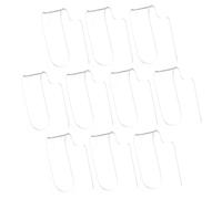 HONITANO 10pcs Beauty Palette Eye Shadow Small Manicure Mixing Palette Acrylic Transparent