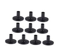 HONITANO 10pcs Black Cymbal Sleeves Drum Kit Accessories High Strength Soft Felt Casings for Percussion Instruments Protecting Cymbals From Friction Easy to Install and